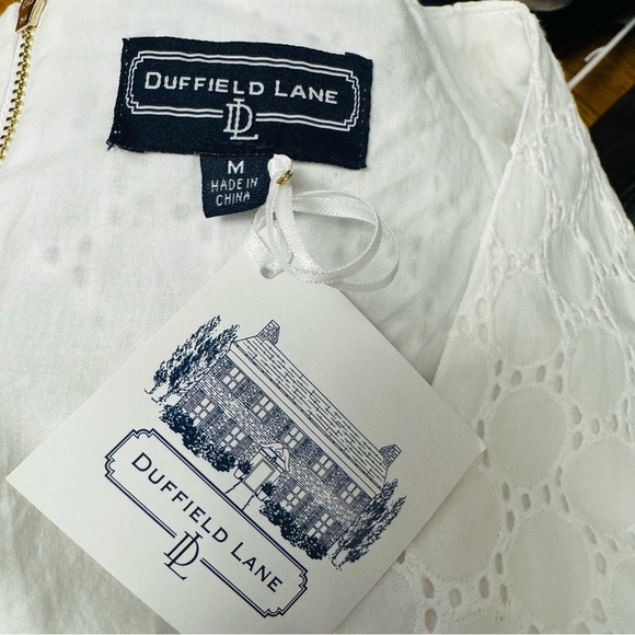 Duffield Lane A-line White and Red Midi Dress - Picture 4 of 4